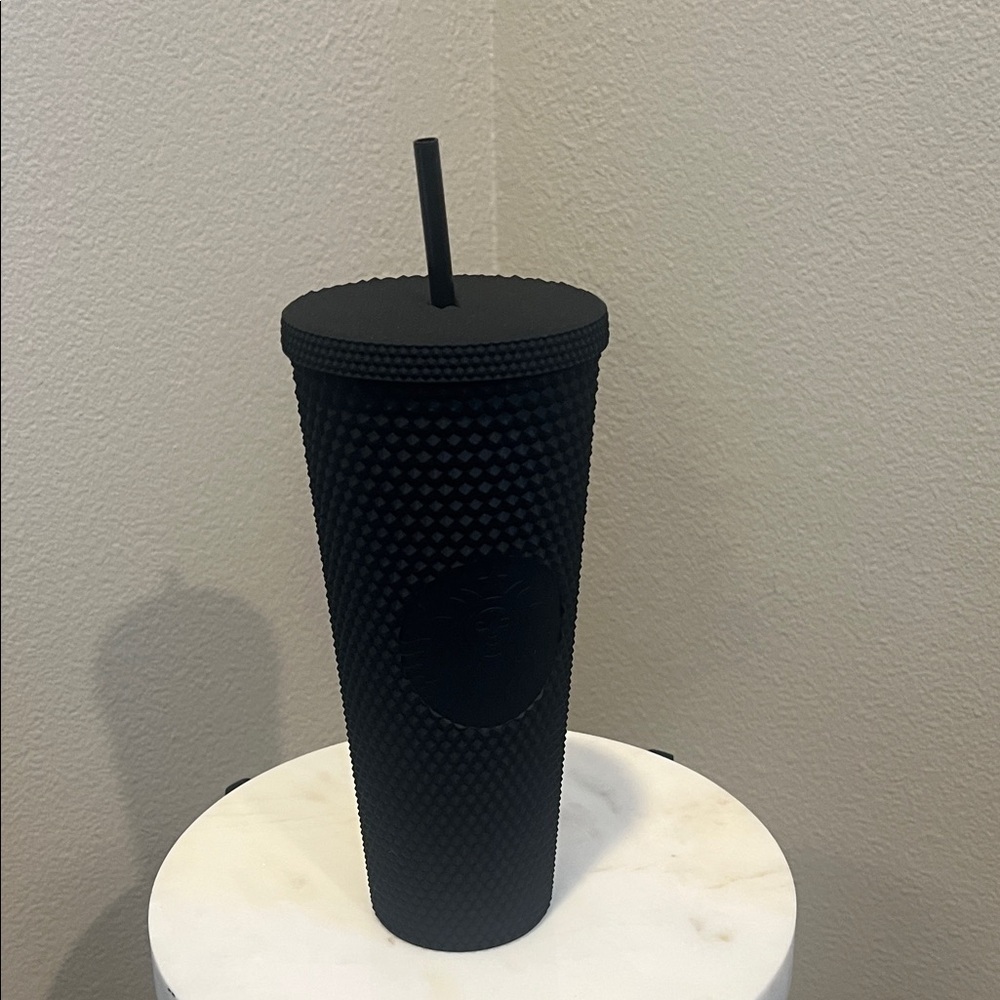 Starbucks Matte Black Textured Tumbler